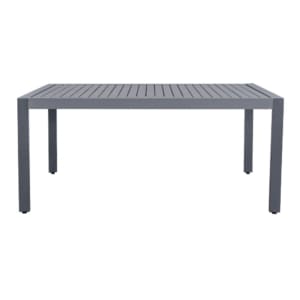 Maule Low Lounge Dining Table Charcoal Grey VB