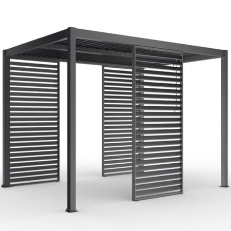 Hammond Pergola Louvers Wall Charcoal B