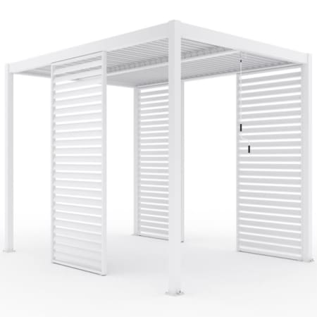 Hammond Pergola Louvers Wall White B