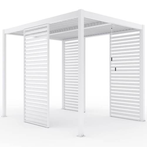 Hammond Pergola Louvers Wall White B